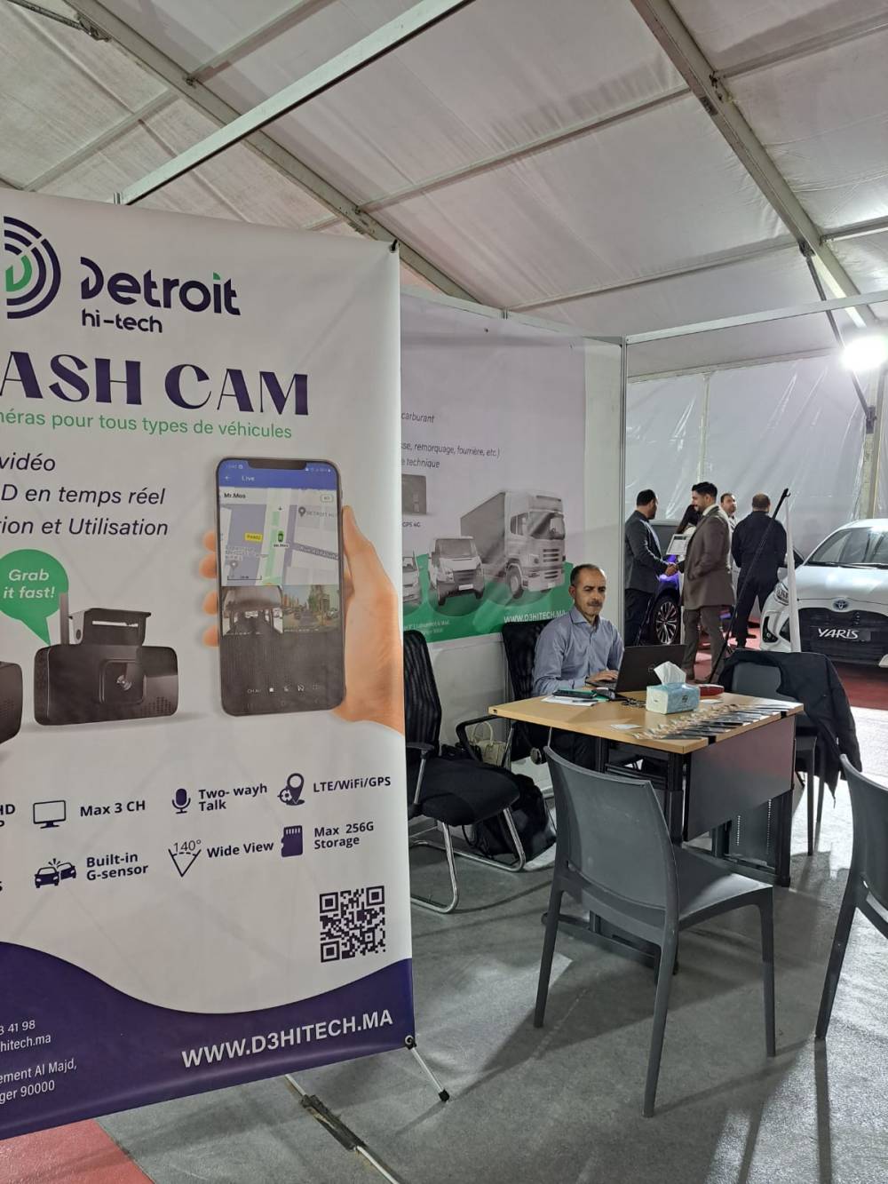 Detroit Hi-Tech brille lors du premier salon de l'automobile, organisé par l'Association ALBoughaz